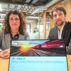 Tamara López y su socio Henk Preben Wilke.