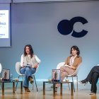 Jorge Rivero, Laura Sebastián, Ángeles González-Sinde y Silvia Arribas, en la presentación del festival de cine 'Petronila'.