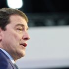 Archivo - El presidente de la Junta de Castilla y León, Alfonso Fernández Mañueco, interviene durante la tercera jornada de la Feria Internacional de Turismo, Fitur 2023, en IFEMA Madrid, a 20 de enero de 2023, en Madrid (España). 