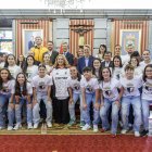 Imagen de la recepción en el Ayuntamiento.