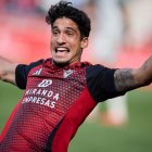 Iker Benito anotó el tercer gol de los jabatos en Anduva ante el Castellón.