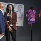 La directora de la Vuelta a Burgos Féminas, Sonia Martínez, durante la presentación de la décima edición.