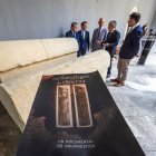 Imagen de los dos sarcófagos visigodos.