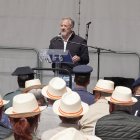 El presidente de las Cortes de Castilla y León, Carlos Pollán, asiste al concierto del Orfeón de la Hermandad de Veteranos de las Fuerzas Armadas y la Guardia Civil con motivo del Día de las Fuerzas Armadas.