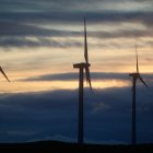 Archivo - Un parque eólico.