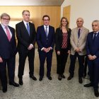 Santiago Aparicio, Miguel Ángel Benavente, Antonio Garamendi, Ángela de Miguel, Jorge Llorente y Roberto Saiz, en los FAE de Oro 2025.