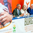 Serrano, García y Niño durante el congreso.