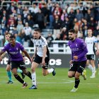 Imagen de Atienza durante el partido contra el Córdoba.