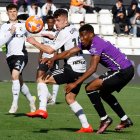 Imagen de Curro durante el partido contra el Málaga.