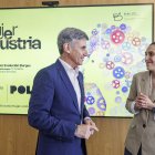 Javier Cuasante, responsable del Área de
Dinamismo Empresarial de la Fundación Caja de Burgos, y Andrea
Ballesteros, presidenta de la Sociedad de Promoción y Desarrollo de
ProBurgos.