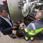 Muestra de los equipos que incorpora la empresa Acciona para los trabajos en Burgos.