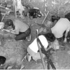 Hubo que esperar varios días hasta poder disponer algunas cuadrículas para raelizar sondeos en yacimientos de la Trinchera.