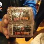 Imagen del hachís incautado.