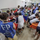 Alumnos de La Merced y San Francisco Javier, en la actividad organizada por Facyl y Dualiza.