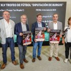 Imagen de la presentación del trofeo Diputación.