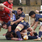 Nico Rocaires, durante un partido con el Recoletas Burgos Caja