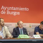 Tres de los cuatro concejales de Vox en el Ayuntamiento de Burgos hacen balance del ecuador del mandato.