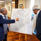 Presentación del nuevo mapa provincial de Burgos, elaborado por el IGN.