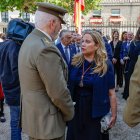 Ayala, momentos antes del inicio de los actos institucionales en el monasterio de Las Huelgas.