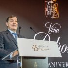 El presidente de la Junta de Castilla y León, Alfonso Fernández Mañueco, asiste al acto de celebración del 45 aniversario de ‘Viña Pedrosa’