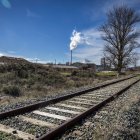 Imagen del ramal ferroviario a Villalonquéjar.