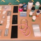 Material incautado por los agentes.