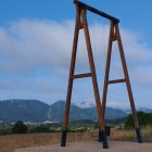 El nuevo columpio gigante de Santocildes suma un nuevo atractivo a la zona del Valle de Tobalina y a la comarca de Las Merindades.