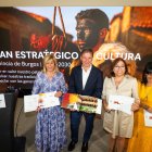 Purificación Rueda, Borja Suárez, Raquel Contreras e Inmaculada Sierra, en la presentación del plan.