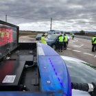 Imagen de un control de la Guardia Civil de Tráfico.
