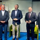 Mesa redonda ‘Un proyecto para la España del siglo XXI’ en la que participan el presidente de Aragón, Jorge Azcón, el secretario general del PP, Miguel Tellado, el alcalde de Valladolid, Jesús Julio Carnero y el presidente de la Diputación de Burgos, Borja Suárez