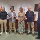 La alcaldesa de Baños visita el Ayuntamiento de Aranda de Duero