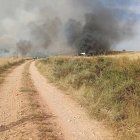 Incendio en Hinojal de Riopisuerga.
