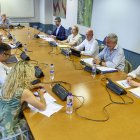 Instante de la primera reunión de la comisión de investigación.