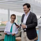El presidente de la Junta de Castilla y León, Alfonso Fernández Mañueco, participa en la presentación de ''El Jardín de María'' del Complejo Asistencial Universitario de Salamanca.