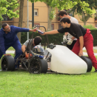 Presentan el primer monoplaza eléctrico de Castilla y León que competirá en Formula Student el próximo mes de agosto, en Montmeló (Barcelona).