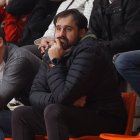 Jorge Berzosa, presenciando uno de los partidos de los Cidianos en El Plantío.