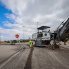 La campaña de asfaltado de 2025 ha comenzado por la calle Laredo.
