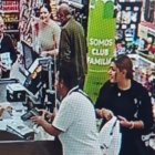 Captura de las cámaras de un comercio donde se cometió uno de los robos.