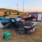 Imagen de los vehículos accidentados.