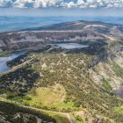 Vista aérea del entorno de las Lagunas de Neila.