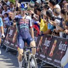 Roger Adriá entra en la llegada de la Subida al Castillo.