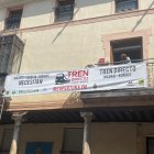 Cartel reivindicativo de la Plataforma por el FC Directo Madrid-Burgos