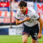 Gonzalo Petit, con la camiseta del Nacional.