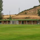 Exteriores de los campos de fútbol de Pallafría, un complejo deportivo que requiere mejoras.