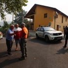 Vecinos desalojados de las localidades bercianas de Peñalba de Santiago, Bouzas, San Cristóbal de Valdueza, Espinoso de Compludo y Manzanedo de Valdueza por el incendio de Llamas de Cabrera (León).