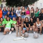 Las jugadores que participaron en la final de la Copa FEB individual femenina, celebrada este año en Castrillo del Val.