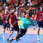 Pedro Martins durante un momento del encuentro ante el BM Logroño.