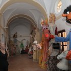 La casa de los Títeres en Paredes de Nava (Palencia), en la imagen la actriz y colaboradora de Miguel Ángel Ordoñez, Irene Antolín.