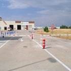 Acceso a la fábrica arandina