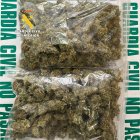 Cannabis incautado en un vehículo en la provincia de Burgos.